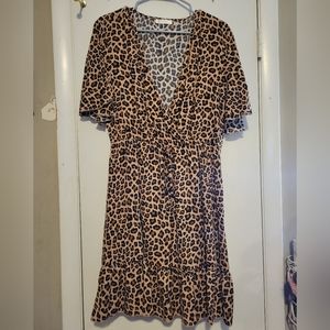 Leapord Print Dress